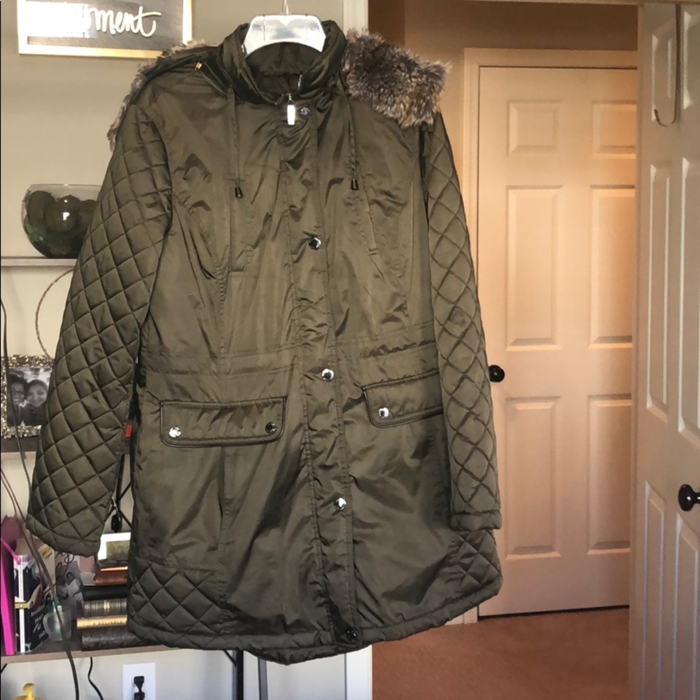 Laundry By Design Army Green Coat